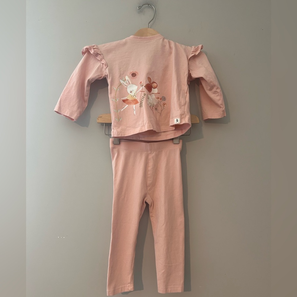 $16 ADD ON‎ Next Pink Bunny Matching Set 12-18M Zara Girls Mice Ballet Jamie Kay